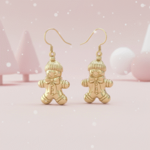 Aretes galleta de jengibre