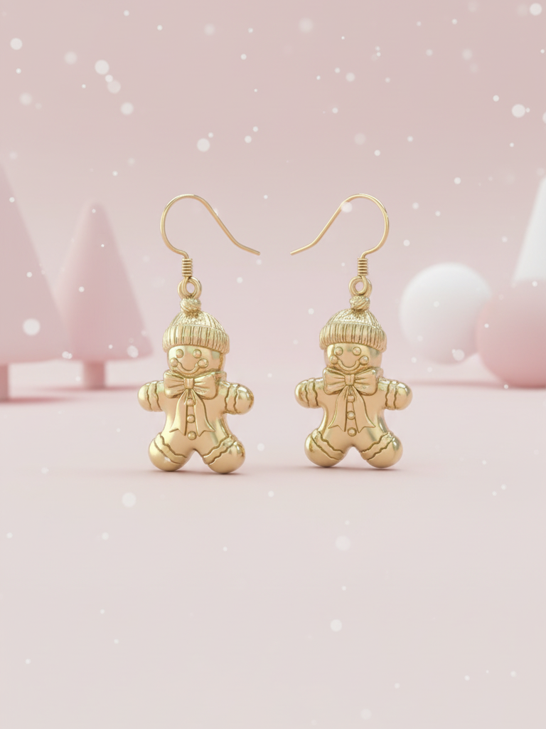 Aretes galleta de jengibre