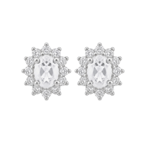 Aretes Mini Diana Plata
