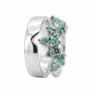 Argollas Crown Plata